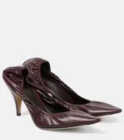 [The Row] The Row Liisa 80 leather pumps AU 5 burgundy