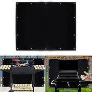 Tugaizi Heat Shield Behind The Grill Heat Shield Mat for Deck Fence, Railing, Grill, Stove, Oven and Refrigerator, Fireproof Cover and Screen Protect Deck Railing from Grill