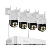 Loocam 8CH 5MP WiFi 6 Wireless Security Camera System 128G SD Card