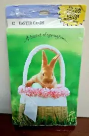Happy Easter Springtime Assorted Hallmark Greeting Cards - Set of 12