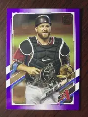2021 Topps Series 1 Stephen Vogt Purple Border Parallel Meijer Diamondbacks