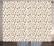 Curtains Window Drapes 2 Panel Set 108x90 Inches