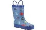 Cotswold Childrens/Kids Puddle Robot Wellington Boots (Blue) - UTFS8528