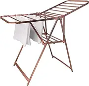 L.T. Williams A Frame Airer Premium Aluminum Airer 19 Rail Rose Gold 13m