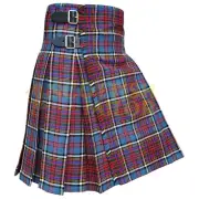 Handmade Traditional Anderson Modern Tartan Box Pleated Tartan Kilt For Men