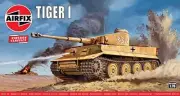 Airfix 1/76 German Tiger I Tank Model Kit X-1308V