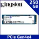 金士頓 Kingston NV2 250GB Gen4 PCIe SSD 固態硬碟 (SNV2S/250G)