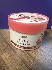 Dove Exfoliating Body Polish Pomegranate Seeds & Shea Butter 10.5 oz Jar