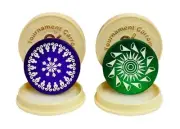 Smooth Surface Carrom Tournament Striker, Assorted Color & Design (Pack of 2) US