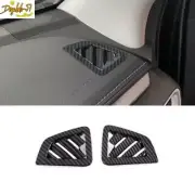 Carbon Fiber For Isuzu D-Max Dmax 2021 2022 Dashboard Air Outlet Vent Cover Trim