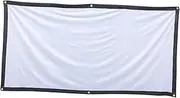 Angoily 1 Set Folding Projection Screen for Indoor Outdoor Use Easy to Install with Hooks Rope for Home Theater Viewing