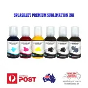 Splashjet Premium Sublimation Ink Epson Ecotank ET8500, 8550 Printer 6 X 140g
