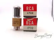 2 Vintage RCA 1P22 Photo Multiplier 9-Stage S-8 PMT Audio Vacuum Tube Valve- Ban