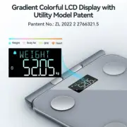 Body Fat Scales with Hand Sensor Full Body Composition Scale Universal White AU
