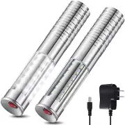 2 Pieces LED Strobe Baton Light LED Bottle Service Light Reusable LED Light C...