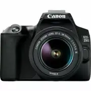 Canon EOS 250D/Rebel SL3 DSLR Camera with 18-55mm f/3.5-5.6 DC III Lens (Black)