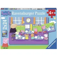 在飛比找momo購物網優惠-【Ravensburger】維寶拼圖 佩佩豬 2*24片