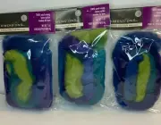 Dimensions 100% Wool Feltworks Needle Felting Felt Roving Blue Green Purple 3ct