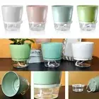 with Clear Saucer Reservoir Self Watering Flower Pot Self Watering Planters