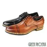 在飛比找遠傳friDay購物優惠-【GREEN PHOENIX】男 紳士鞋 商務鞋 德比鞋 皮