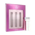Mercedes Benz For Women Rollerball 3pc Set 10ml EDP (L) Womens 100% Genuine(New)