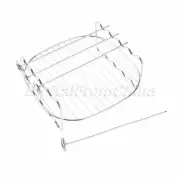 Double Layer Rack Mesh Tray Frying Chips Dish Baking Pan Rack