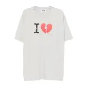 [Magliano] Magliano Broken-heart Graphic T-shirt L GREY