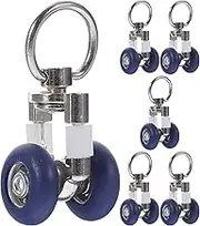 DECHOUS Curtain Track Accessories: Flexible Bendable Rollers, Ceiling Rail Glider Hook Rollers