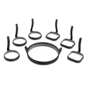 Blackstone 5515 Egg Ring/Omelet Ring Kit,Silver