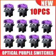 10Pcs Purple Optical Switches Kit For Razer Clicky Keyboard Accessories