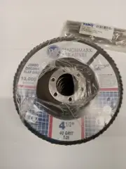Benchmark Abrasives 4 And 1/2 Inch 60 Grit T29 JumZirconia Flap Disc 5 Pack C2