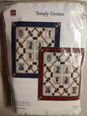 SIMPLY GORJUSS 52" X 60" Quilt Kit with Teal Border