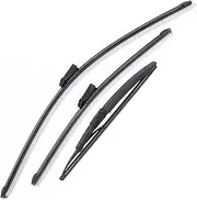 Windshield Windscreen Wiper Blades Front Rear Window Compatible With Chevrolet Compatible With Trail Compatible With Blazer 2 12-19 2018 2017 2016 2015 2014 2013 wiper