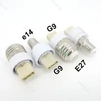 在飛比找蝦皮購物優惠-E27 E14轉G9燈座燈泡座轉換器電源插座轉換燈泡E14-