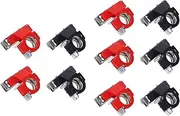 Battery Terminal Connectors 10PCS Arrow Storage Case Disconnect Car Battery Terminal Brass Cable Ends for Car Truck