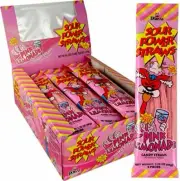 Sour Power Candy Straws, Pink Lemonade Straws, 1.75-Ounce (Pack of 24)