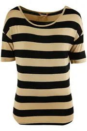 Stripe Drop Shoulder Tee--JAG-JS38460
