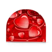 Napkin Holder for Tables Heart Love Acrylic Napkins Holder Freestanding Tissu...