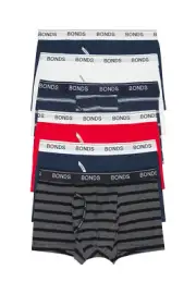 12 X Bonds Mens Guyfront Trunks Underwear Navy Red White Grey