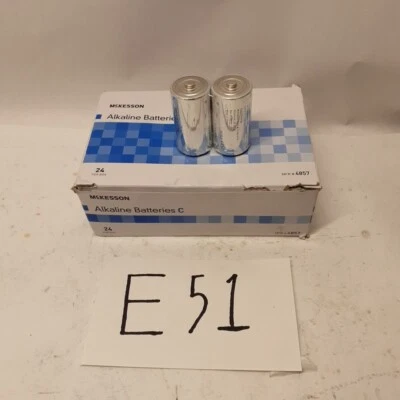 NEW McKesson Alkaline Battery C Cell 1.5V 4857 (24 Pack) (FREE SHIPPING!)