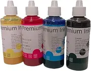 Printers Sublimation Ink - Compatible with Epson XP15000 XP15010 WF3620 WF3640 WF7610 WF7620 WF7710 WF7720 F500(400ml-BK C M Y)