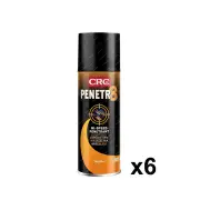 6 x CRC Penetr 8 High Speed Penetrant 400g/487ml Industrial Strength Lubricant