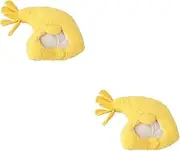 [SAFIGLE] Funny Fried Shrimp Headdress Creative Carnival Party Prop Cap for Unique Photo Opportunities for Festivals and Celebrations