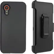 Rugged Case for Galaxy XCover 7/7 Pro – Triple-Layer Protection, 360° Rotating Belt Clip, Easy-Release Holster, Screen Guard, and Samsung XCover Key Support