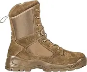 [5.11] Tactical Men's Side-Zip Brown Boots, ATAC 2.0 8", Desert, Dark Coyote, Style 12393ABR, Dark Coyote, 11