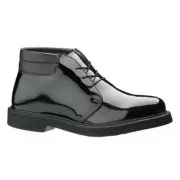 Bates High Gloss Lace Up Black Patent Leather Dress Boot Chukkas Size 4 E