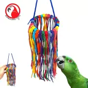 51213 Large Aglet Heaven Bonka Bird Toys Cotton Colorful Parrot conure amazon