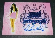 2015 Benchwarmer CANDACE KITA Pink Archive Blue Foil Autograph/5 PLAYBOY Sexy