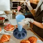 Pastry Bag Stand Piping Bag Stand with 8 Icing Holder Slots Cream Icing Tip Tool