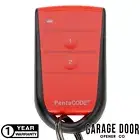 Elsema PentaCODE PCK43302 Red Garage Door Remote Control Two Button Keyring